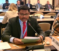 addressing  the conference on disarmament