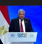 7 11 2022 president wickremesinghe cop 27 cairo Egypt