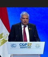 7 11 2022 president wickremesinghe cop 27 cairo Egypt